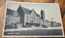 Unmailed Lithograph Photo Postcard Maastricht Station Netherlands picture