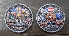 911 25th Anniversary Never Forget Heroes Challenge Coin 9/11 World Trade Centers picture
