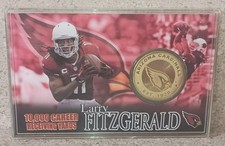 Larry Fitzgerald Highland Mint 39MM Minted Medallion Limited To 5000 NFL Coin picture
