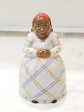 RARE MID-CENTURY 1950's MARUHON JAPAN String Holder Old Woman w Red Bonnet picture
