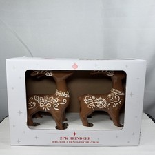 2026 ALDI Merry Moments GingerBread Reindeers / New / Hard to Find picture