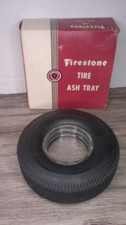 rare vintage Firestone advertising ash tray in original box unused          Z150 picture