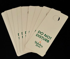 VINTAGE ⭐ LOT OF 10 ⭐ GREY HOLIDAY INN OLD DO NOT DISTURB HOTEL DOOR HANGERS picture