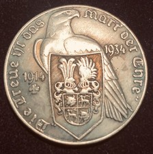 1914 - 1934 Faithfulness Is the Mark of Honor Paul von Hindenburg Reich President picture