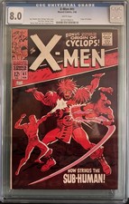 X-Men # 41 (1968 ) Origin & 1st App Grotesk, Origin of Cyclops - MARVEL Comics picture