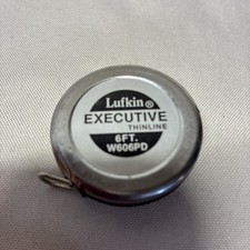 Vintage Lufkin Executive Thinline Tape Measure 6 Ft. W606PD picture