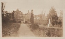 Antique 1927 Wayside Inn Cambridge Massachusetts Statue - Original Rare Photo picture