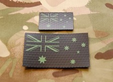 Australian IR Flag Patch Set Green Task Force 66 SOTG SASR 2 Commando Infrared picture
