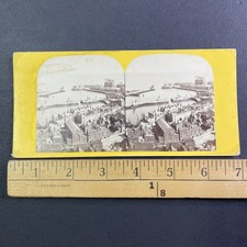 Dover Harbour England Stereoview W.R. Sedgfield 1860s Victorian Seascape picture