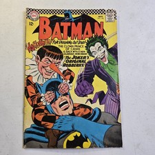 1966 DC Comics Batman Issue #186 VG Joker's Original Robberies Story picture