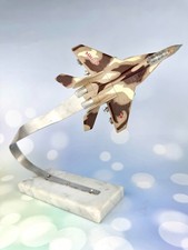 Soviet Vintage Mig-29 Aircraft Model USSR Airplane handmade desk souvenir picture