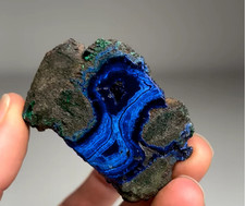Amazing Rich Blue Azurite with Green Malachite picture
