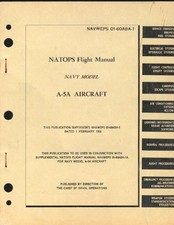 01-60ABA-1 Flight Manual A-5A Vigilante Attack Aircraft 1965 305 pages PDF DVD picture