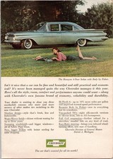 Chevrolet Biscayne 1959 Vintage Magazine Ad Classic Car Auto Print picture