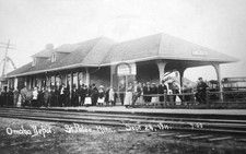 1911 Railroad Train Station Depot St Peter Minnesota MN - Reprint picture