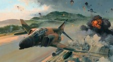 Phantom Fury by Robert Taylor signed by Phantom Ace Steve Ritchie picture