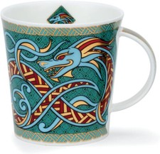 Dunoon Mugs - CAIR Dragons Turquoise - 480ml / 16.23oz - 1 x Fine Bone China Mug picture