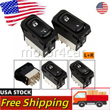 Both Driver & Passenger Side Window Switch Fit for Freightliner Black picture