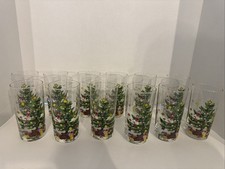 Nikko High Ball Glasses Happy Holiday Pattern-12 oz. picture