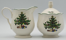 Nikko Happy Holidays Lidded Sugar and Creamer picture