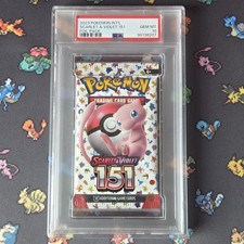 Pokemon TCG PSA 10 Gem Mint Scarlet Violet 151 Sealed Booster Pack Graded Slab picture
