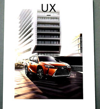 ORIGINAL MINT 2019 LEXUS UX SALES BROCHURE CATALOG ~ 46 PAGES ~ 10