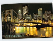 Postcard Pittsburgh's Downtown Skyline Pennsylvania USA picture
