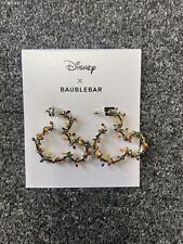 New Disney Parks BaubleBar Mickey Mouse Christmas Holiday Light Earrings picture