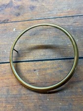 Brass Bezel Round For GE Westminster Arte Deco Mantel Clock 1940s Approx 5 1/2 picture