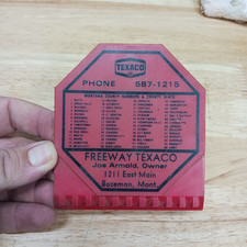 Vintage Texaco Advertising Ice Scraper Bozeman Montana picture