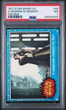 1977 Star Wars UK #46 A Desperate Moment for Ben PSA 7 NM picture