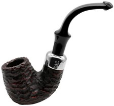 Peterson System Standard Rustic Finish Large Bent Billiard Briar Pipe (312) picture