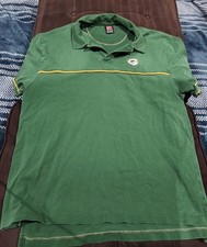 Vtg 1990s Green Bay Packers Nike Collar Polo Shirt Size XXL picture