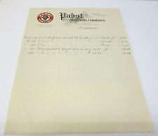 Vintage 1891-94  Pabst Blue Ribbon Beer Purchase Order Record. Rare picture