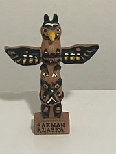 Vintage Totem Pole Resin Saxman Alaska 4