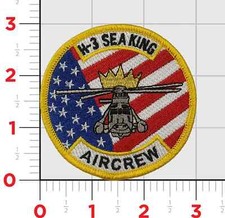 H-3 SEA KING AIRCREW EMBROIDERED PATCH picture