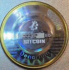 2015  Authentic Denarium) Bitcoin 0.01 Unfunded, Uncirculated- Sealed picture