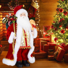 New @LOOK  Standing Santa Claus Figurine  New Year  Christmas  Decoration ... picture