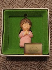 Hallmark 1978 Little Tree Trimmer Praying  Angel Ornament picture