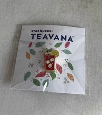 Starbucks Teavana Iced Tea Cup Enamel Pin Collectible Lapel Badge picture