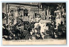 1913 Carnaval de Menton France Parade Carnival Aviation Toilet Postcard picture