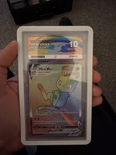 Mew VMAX 268/264 Swsh08: Fusion Strike Rainbow Ace 10 Perfect Subgrades picture
