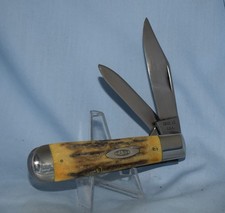 RARE VINTAGE CASE XX STAG LARGE JACK KNIFE 5299 1/2 USA 1965-69 SUPER NICE picture