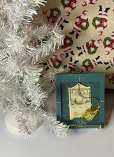 1991 Lenox Christmas Cupboard Porcelain Ornament Vintage Original Box picture
