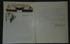 101 ranch copy of 2 page letter dated 5/10/1905 signed JC Miller picture