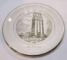 Old 1958 Fairdale ND Farmers Co-Op Grain Elevator Vintage Sabina Line 22k Plate picture