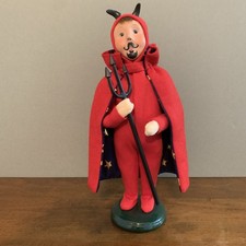 BYERS CHOICE 2006 HALLOWEEN RED DEVIL COSTUME-COMPLETE WITH PITCHFORK-HTF picture