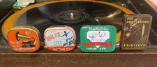 Antique Best • Waltz • Chicken • Swiss Laubscher Gramophone Needle Tins Lot NICE picture