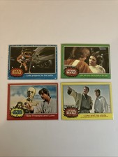 1977 Topps Star Wars Luke Skywalker 4 Card Lot picture