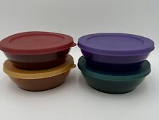 Tupperware Preludio Sheerly Elegant Bowls Jewel Tone 750ml Set of 4 NOS picture